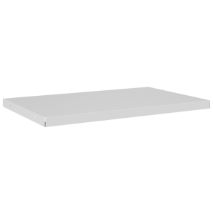 Półka metalowa XSBM 18600101 do szafy SBM 101 M – 594 × 385 mm, 65 kg, blacha 0,7 mm