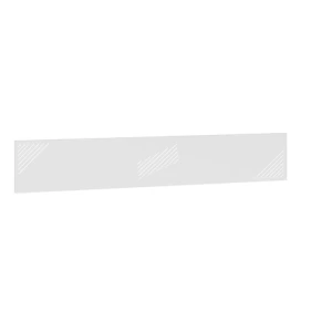 Osłona tylna 18 - Osłona stołów STB 1860/ STB 1880 – metalowa blenda do stołów biurowych, 330 × 1646 mm