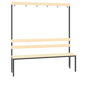 Ławka szatniowa Łsz 1a – z wieszakiem 1500 mm