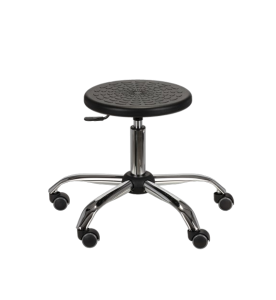 Taboret RONDO TP-3CH – niski, przemysłowy