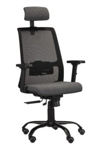 YOUNG NET ECO/Z – ergonomiczne krzesło biurowe z zagłówkiem