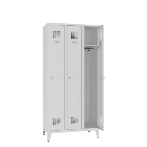 Szafa ubraniowa BHP Sum 330 W st na nóżkach