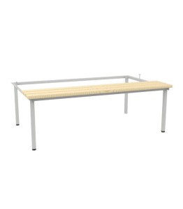Podstawa z siedziskiem P 433 W – ekonomiczna do szaf 1200 mm, listwy drewniane