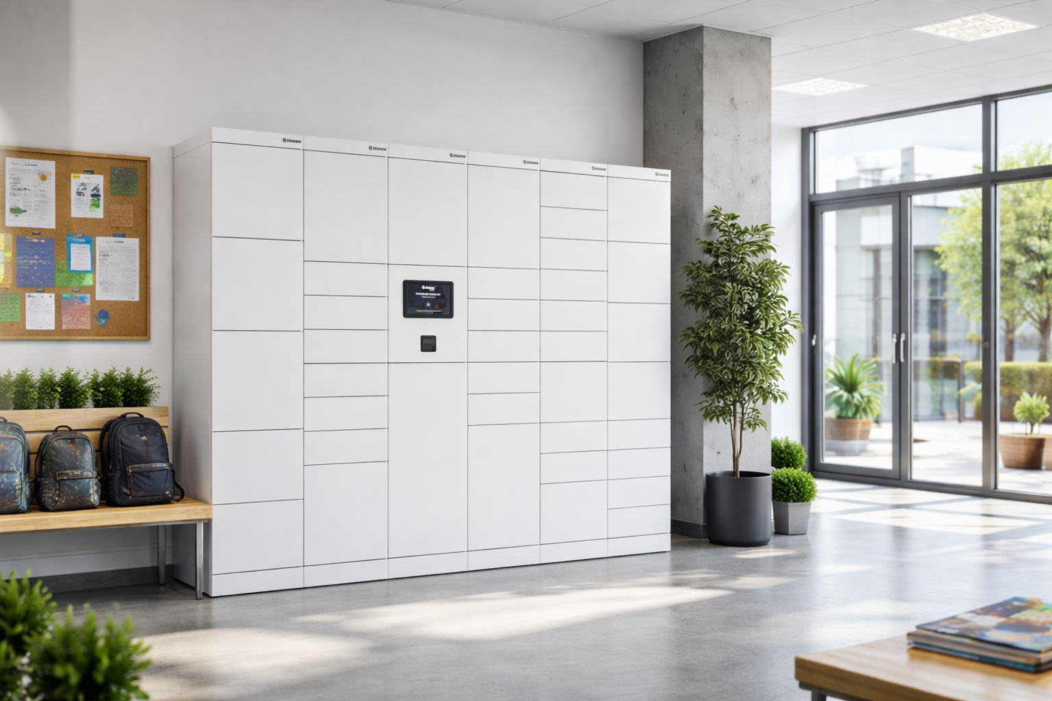 Smart Lockery w nowoczesnej przestrzeni szkolnej