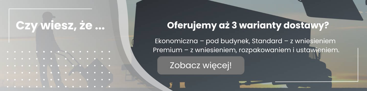 Baner 4: Warianty dostawy Szafymetalowe.pl