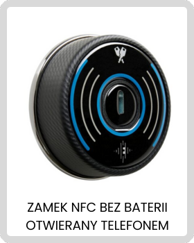 Zamek NFC bez baterii otwierany telefonem Szafymetalowe.pl