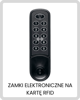 Zamki elektroniczne typu na kartę RFID Szafymetalowe.pl