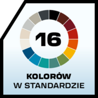 16 kolorów w standardzie Szafymetalowe.pl